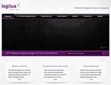 Tablet Screenshot of logilux.de